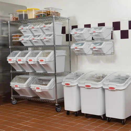 Miniatura 5 de Rubbermaid Commercial Products ProSave - Contenedor apilable para almacenamiento y cuchara/herramienta de medición