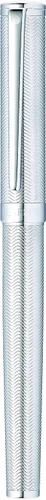 Miniatura 3 de Sheaffer Bolígrafo de punta redonda cromada grabada intensamente con tapa cromada y ribete Cromo grabado