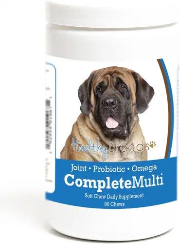 Miniatura 207 de Healthy Breeds Pug todo en uno multivitamínico suave masticable 60