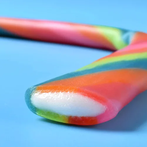 Miniatura 4 de SweeTARTS Mega Filled Ropes Candy, Twisted Rainbow Punch, Dulce y Ácido, 1.32 oz (Paquete de 24)