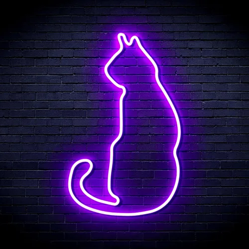 Miniatura 14 de ADVPRO Cat Flex Silicone LED Neon Sign - Blue - st16s32-fnu0083-b