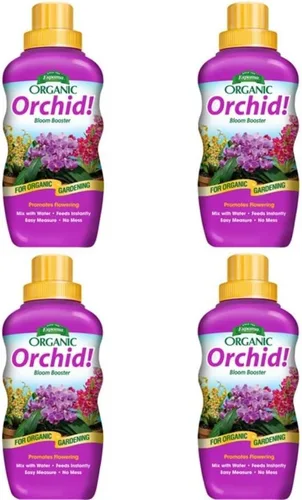 Espoma Organic Orchid! Alimento concentrado para plantas de 8 onzas – Fertilizante vegetal y potenciador de floración para todas las orquídeas y