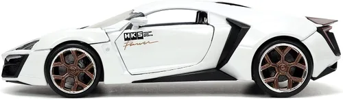 Miniatura 4 de Jada Hyper-Spec 1:24 W Motors Lykan Hypersport - Coche fundido a presión, color blanco, juguetes para niños y adultos