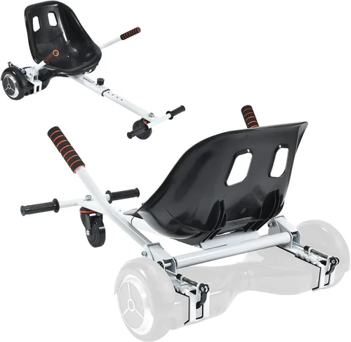 Hishine Accesorio de asiento para aeropatineta de 6.5 a 10 pulgadas, diseño mejorado sin necesidad de correas de velcro, kit de conversión Go Kart,