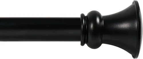 Miniatura 34 de Deco Window - Varilla ajustable para cortinas para ventanas de 18 a 44 pulgadas, poste de hierro de 1 pulgada extendible de alta resistencia