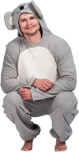 Miniatura 3 de Snailify Pijama de koala para adultos, disfraz de koala para adultos, Multi colorido