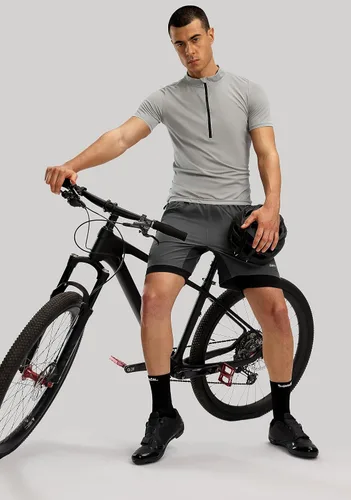 Miniatura 6 de Bikewa Pantalones cortos de ciclismo de montaña para hombre, con acolchado 3D, ajuste holgado, MTB para montar en bicicleta, ciclismo, ciclismo