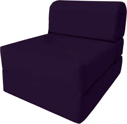 Miniatura 47 de D & D Futon Furniture Chair cama plegable de espuma, sofá de estudio, colchón de espuma doblado (6 x 36 x 70 pulgadas, azul real)
