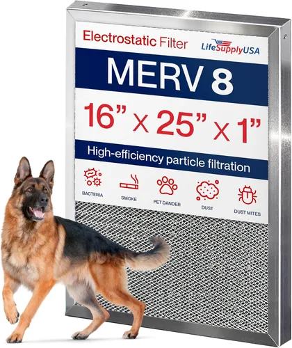Miniatura 20 de Filtro de aire electrostático 10x20x1, MERV 8, lavable, reutilizable para estufa/aire acondicionado/HVAC, ahorro de energía, fácil de limpiar