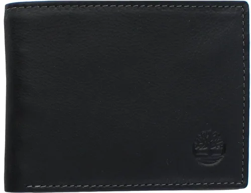 Timberland Billetera de seguridad para hombre Wellington de cuero RFID plegable