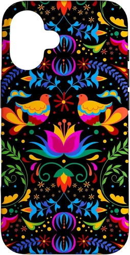 Miniatura 32 de Funda para iPhone 17 de Mexican Heritage Otomi Pride Love Peace Doves