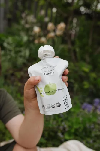 Miniatura 7 de White Leaf Provisions Purés Orgánicos / Bolsas de Comida para Bebés - Frutas, Verduras y Cereales, Snack para Niños, Cultivado de Manera