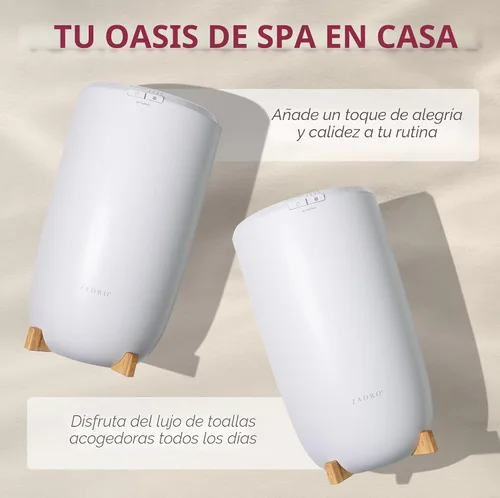 Miniatura 5 de Zadro Calentador de Toallas Calientes Grande con Temporizador Cubo Calentador de Toallas Eléctrico para Baño con Apagado Automático Calentador