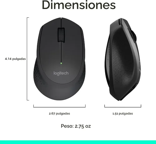 Miniatura 10 de Logitech Teclado inalámbrico K345 - Teclado de tamaño completo con reposamanos, receptor USB inalámbrico de 2,4 GHz - para PC, portátil