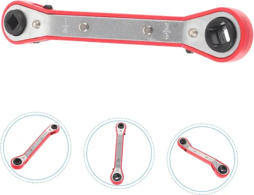 Miniatura 9 de Herramientas de refrigeración Llave de servicio Llave de trinquete de válvula de aire acondicionado