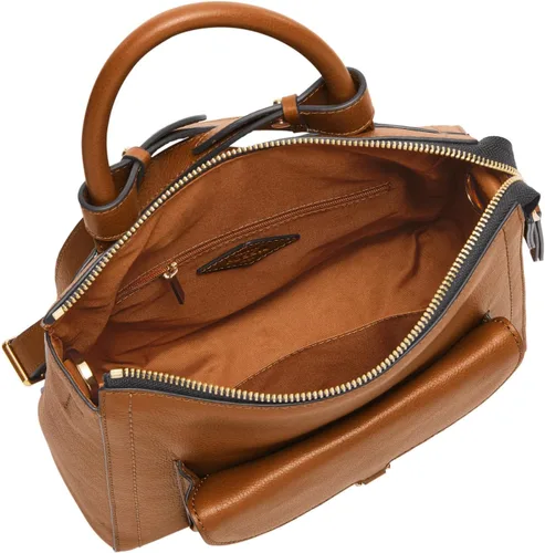Miniatura 3 de Fossil Parker - Mini mochila de cuero para mujer, Saddle