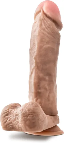 Miniatura 4 de Eden - Consolador grande realista de 9.5 pulgadas, pene suave grueso y realista con fuerte ventosa para jugar con manos libres, juguete sexual