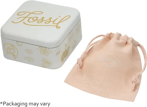 Miniatura 5 de Fossil Anillo de acero inoxidable chapado para mujer