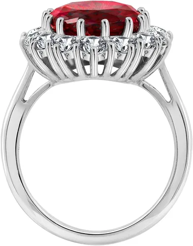 Miniatura 2 de Tienda Collection Platinum-Plated Sterling Silver Celebrity Kate Ring made with Infinite Elements Zirconia Accents