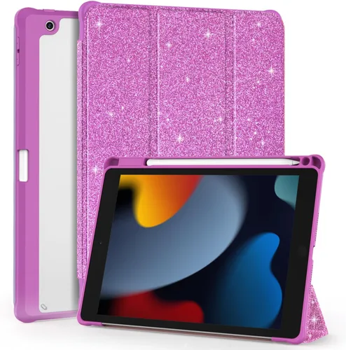 Miniatura 14 de OKP Funda para iPad de 9ª/8ª/7ª Generación (2021/2020/2019), Fundas para iPad de 10.2 pulgadas con Soporte Tríptico, Funda Delgada para iPad