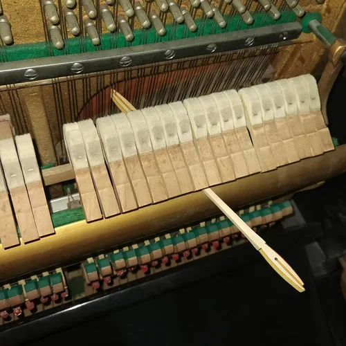 Miniatura 5 de Herramienta de afinación para piano de varilla de silencio agudo, pianos verticales silenciosos de madera