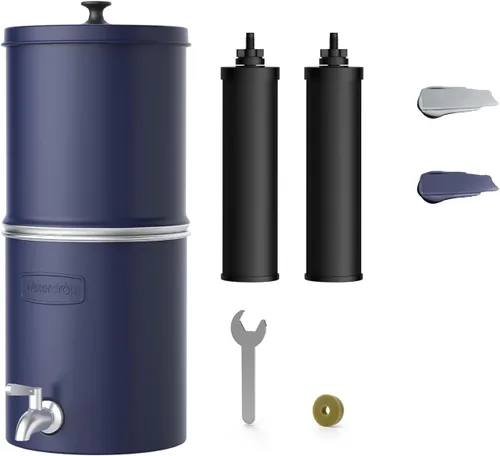 Miniatura 12 de Waterdrop Mejora Certificado NSF/ANSI 372 Filtro de Agua con Iones de Plata Añadidos, Reemplazo para Filtros Negros Berkey® BB9-2®, Sistema