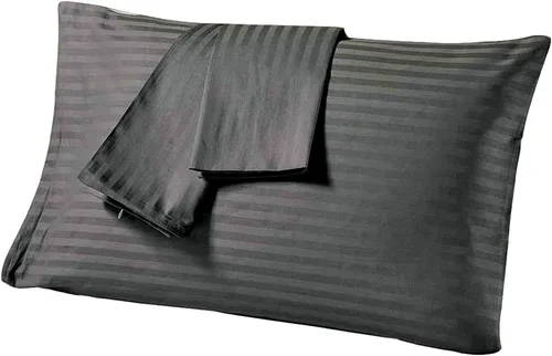 Miniatura 16 de Comfort Beddings Juego de 4 fundas de almohada estándar, 100% algodón orgánico, 600 hilos, fundas de almohada de algodón marrón de alta calidad