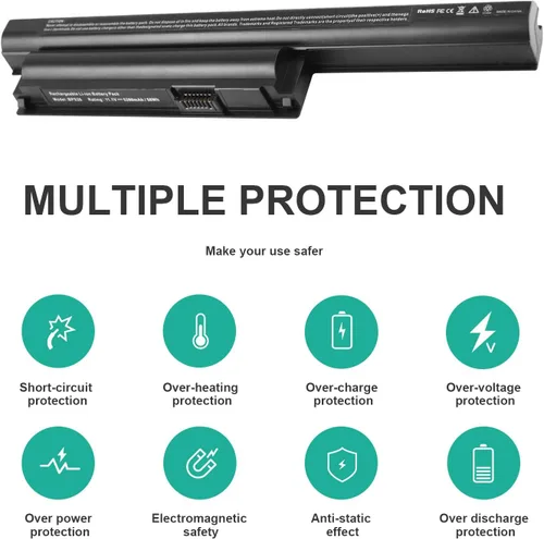 Miniatura 4 de Futurebatt BPS26 Nueva batería para laptop compatible con Sony VAIO VGP-BPS26 VGP-BPL26 VGP-BPS26A PCG-61A12L PCG-61A13L PCG-61A14L PCG-71713L