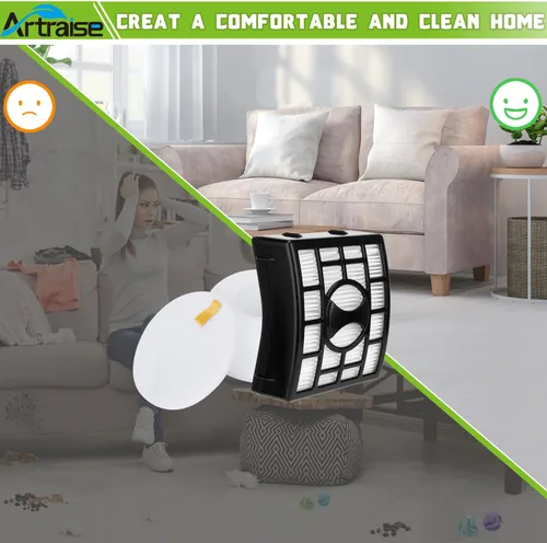 Miniatura 4 de Artraise Filtro de repuesto Duo Clean para Shark Rotator Powered Lift-Away Speed DuoClean Vacuum NV680 NV681 NV682 NV683 NV800 NV800W NV801 NV803