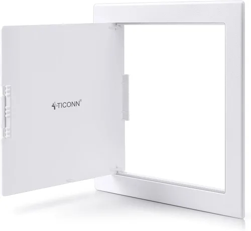 Miniatura 11 de TICONN Panel de acceso para paneles de yeso, 6 x 9 pulgadas, cubierta de plástico ABS para pared, puertas de acceso, panel de acceso fácil