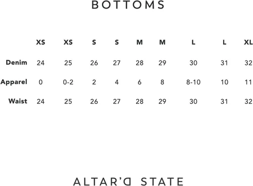 Miniatura 5 de ALTAR'D STATE Jeans de talle alto para mujer, mezclilla rasgada con cierre de botón, azul y negro
