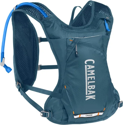 CamelBak Chase Race 4 Bike Hydration Vest with 50oz Reservoir, Lightweight Racing Fit for Fast Road and Gravel Riding Azul Marroquí 2.0