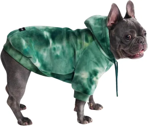 Miniatura 18 de Spark Paws Sudadera con capucha para perro, suéter de primera calidad para perros pequeños, medianos y grandes Trajes cálidos para bulldogs