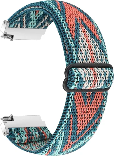 Correas de reloj de nailon elásticas ajustables – Elección de color y ancho – 0.709 in, 0.748 in, 0.787 in, 0.866 in, correas elásticas