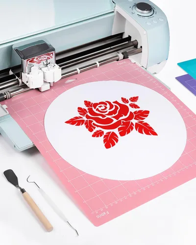 Miniatura 9 de Gwybkq Paquete de 24 alfombrillas de corte variedad y agarre ligero, 12 x 12 pulgadas, compatibles con Cricut Maker 3/Maker/Explore 3/Air 2/Air/One