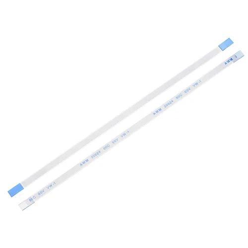 Miniatura 38 de uxcell Cable plano flexible, 10 pines de 0.020 in de paso de 5.906 in FPC FFC cable de cinta flexible para TV LCD, reproductor de DVD, laptop, 5