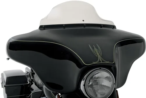 Miniatura 13 de Klock Werks parabrisas para motocicleta, 3.5 pulgadas, color negro para FLH 1996-2013