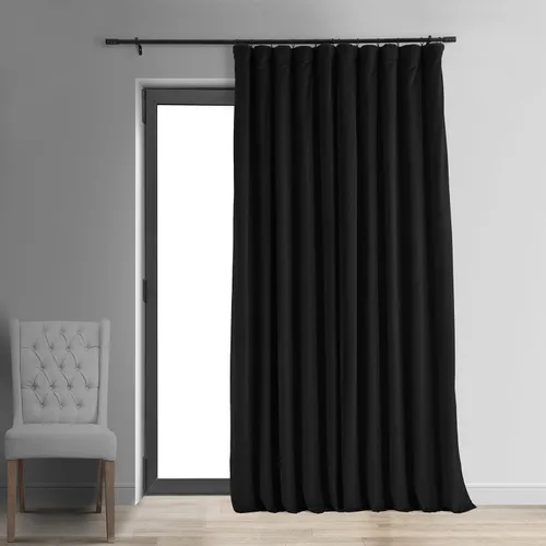 Miniatura 67 de HPD Half Price Drapes Cortinas Opacas Térmicas de Terciopelo Signature para Sala de Estar de 63 Pulgadas de Largo (1 Panel) con Bolsillo para Barra