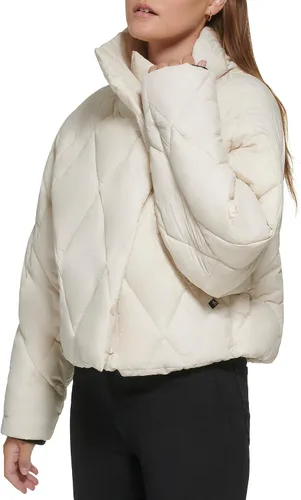 Miniatura 3 de Calvin Klein Asym Light Puff con cremallera frontal y dobladillo elástico para mujer