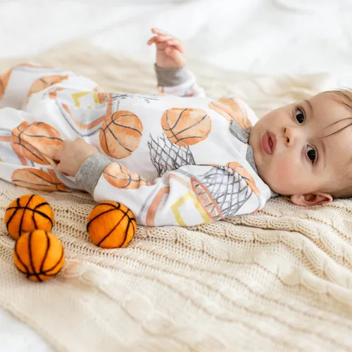 Miniatura 154 de Burt's Bees Baby - Pijama de una pieza para bebé, mameluco para dormir y jugar, algodón 100% orgánico, cremallera frontal
