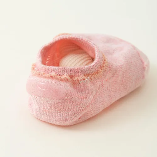Miniatura 6 de Belsmi Calcetines antideslizantes para bebés y niñas, calcetines antideslizantes para el tobillo con estampado de flores de princesa, para verano