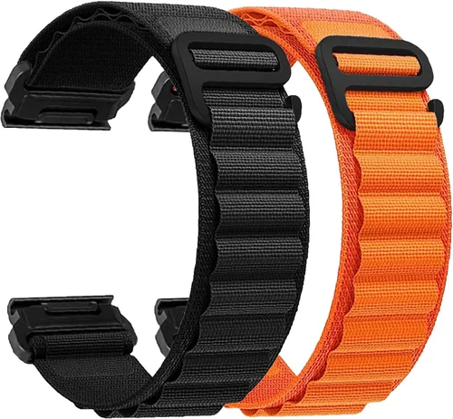 Miniatura 11 de Correas de reloj compatibles con Garmin Fenix 7 Pro 6 Pro 5 plus Instinct 1 2 Forerunner 965 955 945 36.820 in Velcro/Alpine Loop Correa de reloj