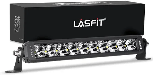Miniatura 13 de LASFIT Barra de luz LED de 42 pulgadas, impermeable IP67, haz combinado puntual y de inundación, luz de conducción todoterreno para Wrangler, Blanco
