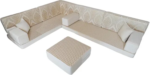 Miniatura 7 de arabicsofa Cojín de Piso Diwan Árabe – Juego de Asientos de Sofá Majlis Tradicional Árabe