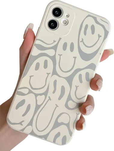Miniatura 9 de Bonita funda para teléfono compatible con iPhone 13 Pro Max, fundas de silicona líquida, diseño femenino de caricaturas, goma de gel suave de negro