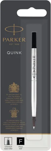 Miniatura 8 de Parker Recambio de tinta para bolígrafo Rollerball Fina Tinta negra QUINK 1 unidad Negro