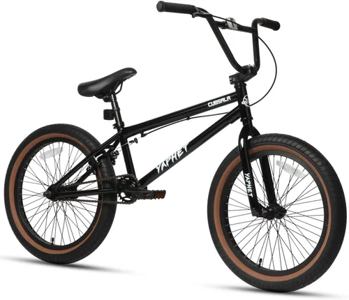Miniatura 17 de cubsala Freestyle BMX Bike, 20 Inch Yaphet Bicycle for Teen Beginner and Adult Riders, Bike with Hi-Ten Steel Frame, Multiple