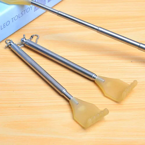 Miniatura 5 de Rascador de metal manual extensible retráctil para la espalda, 2 piezas
