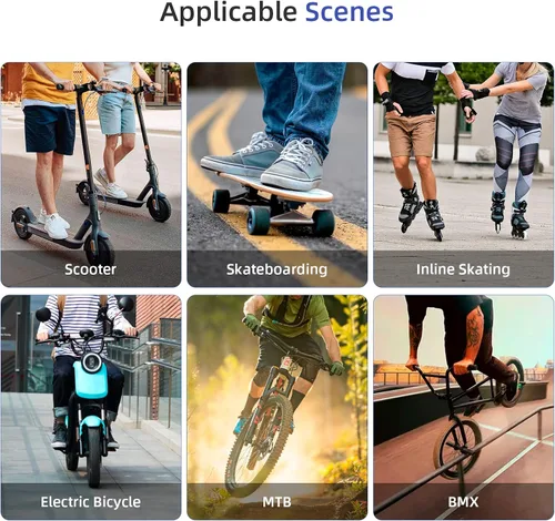 Miniatura 8 de ulip Casco de bicicleta inteligente con luz LED delantera trasera y visera desmontable y forro para adultos, hombres y mujeres, bicicleta