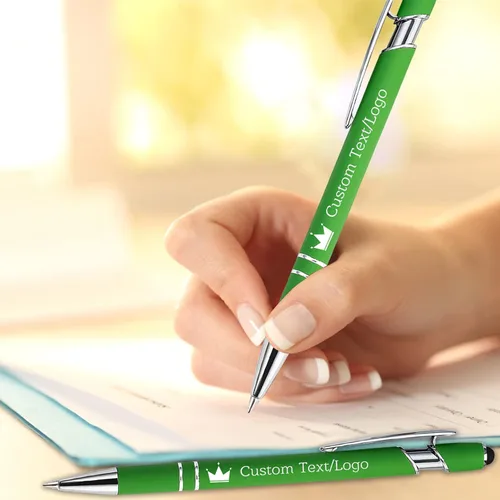 Miniatura 5 de Bolígrafos personalizados personalizados con nombre y logotipo, bolígrafo grabado, bolígrafos personalizados para oficina, negocios, lápiz